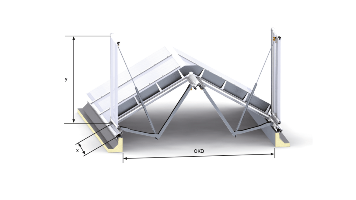 Bemaßung Rauchlift Lichtband S