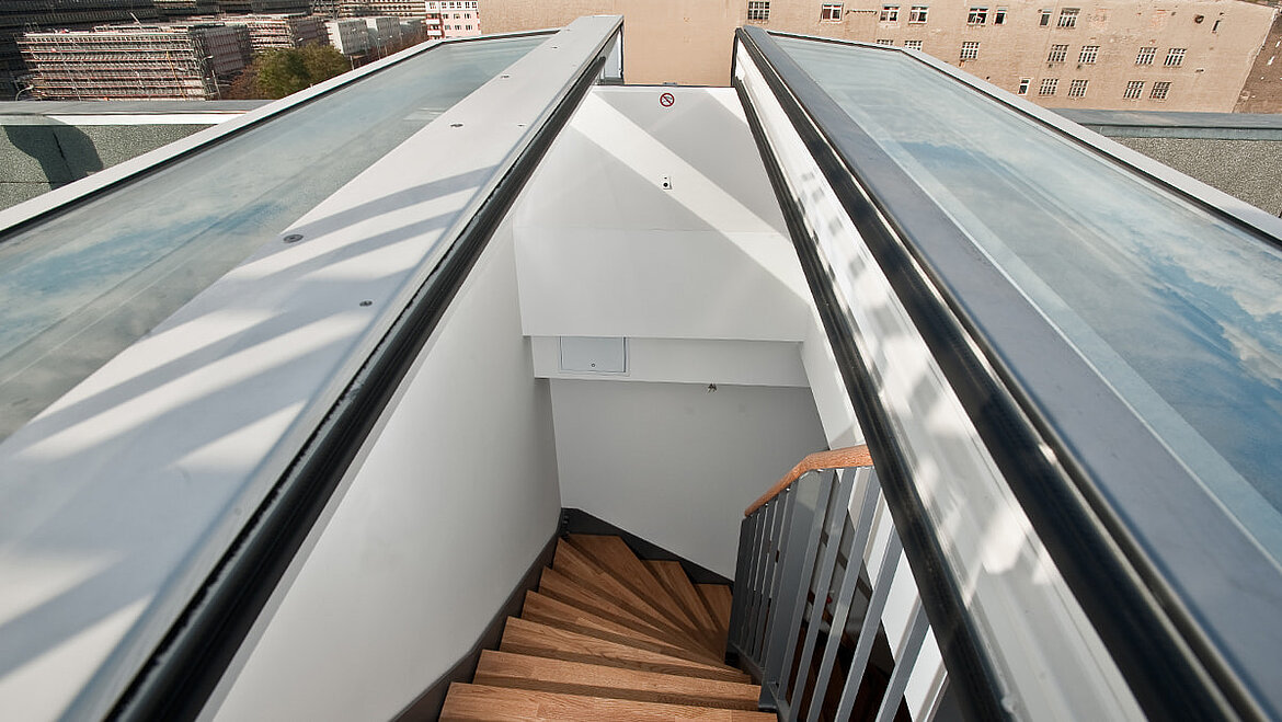 LAMILUX Flachdach Ausstieg Komfort Duo